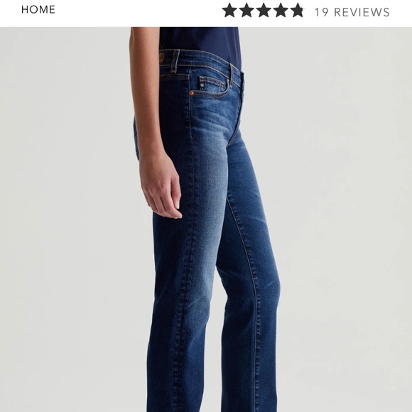 AG Sandra Low-Rise Straight Jean Sz 31 - Picture 12 of 16